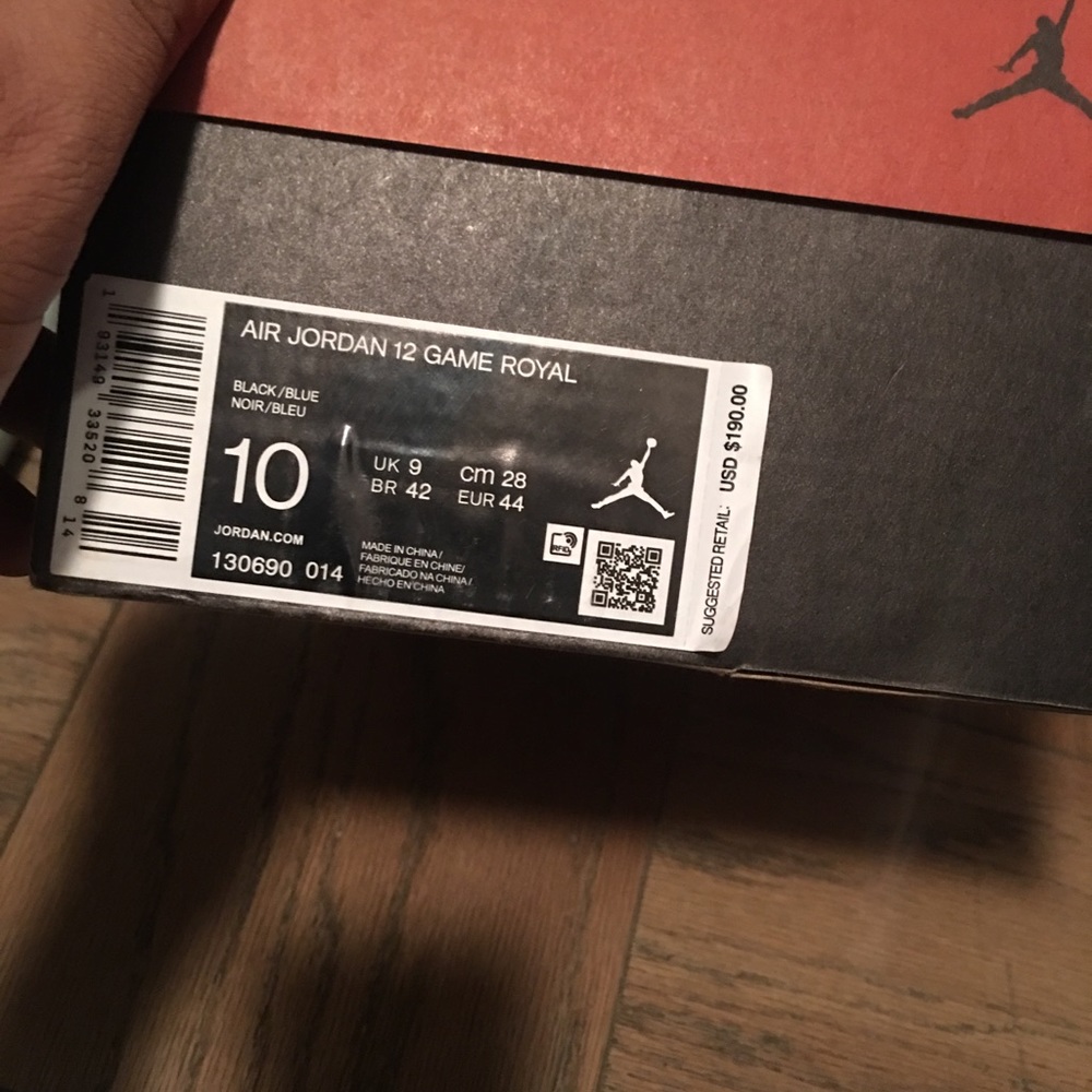 Jordan 12s game royal